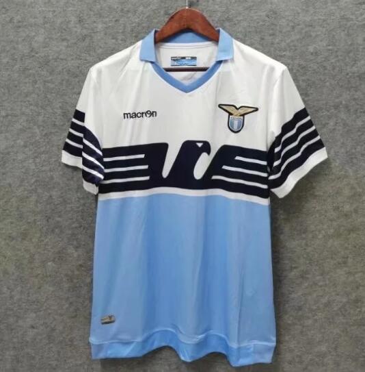 2014 SSC Lazio Retro Home Kit Soccer Jersey